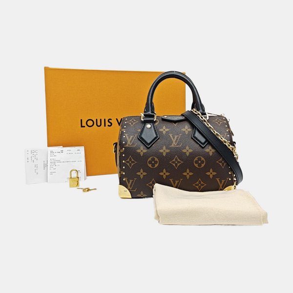 SPEEDY TRUNK 20 Monogram Coated Canvas Brown