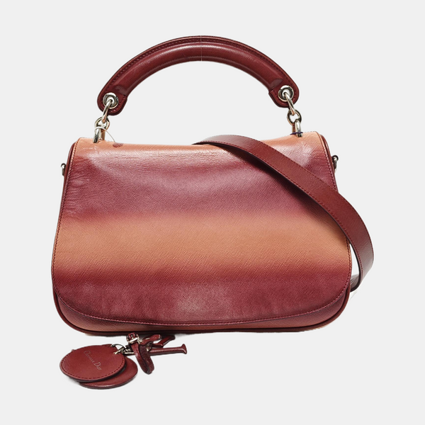 Authenticated pre-owned Be Dior Medium Calfskin Red - Shoulder Bag at Looply