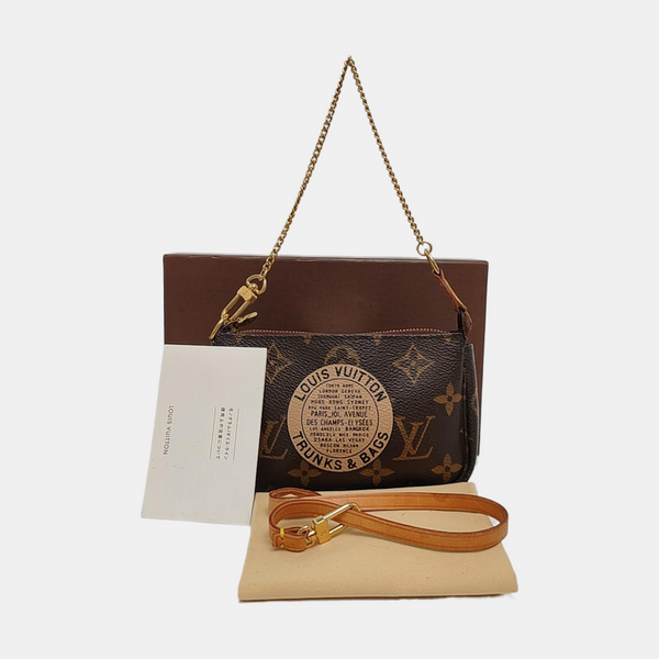 ACCESSOIRES Mini Monogram Coated Canvas Brown
