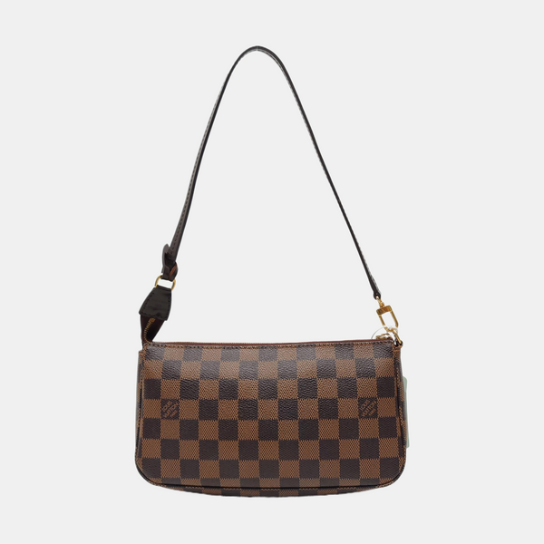 ACCESSOIRES Damier Ebene Coated Canvas Brown