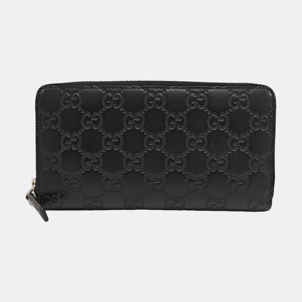 Monogram Calfskin Wallet Black