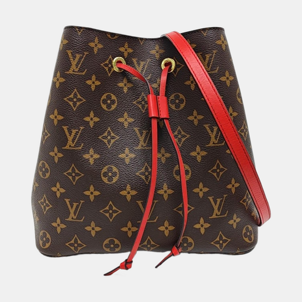 NÉONOÉ MM Monogram Coated Canvas Brown