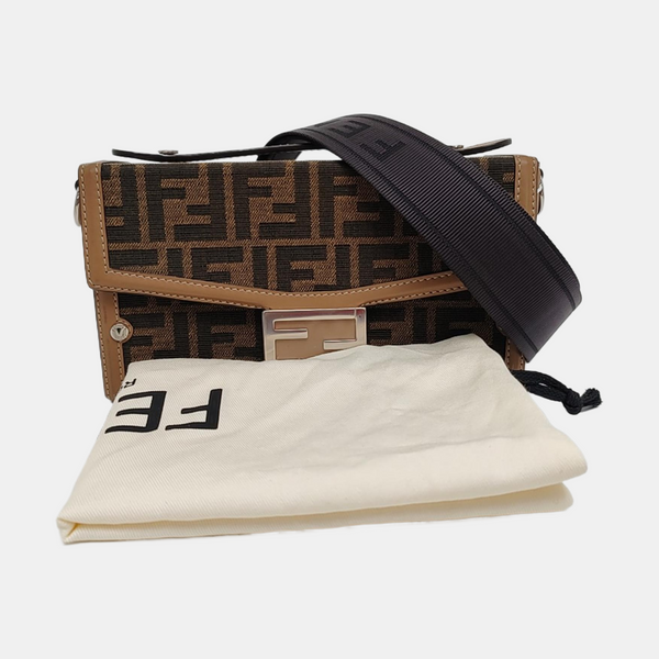 Authenticated pre-owned Baguette Canvas Brown - Crossbody Bag at Looply