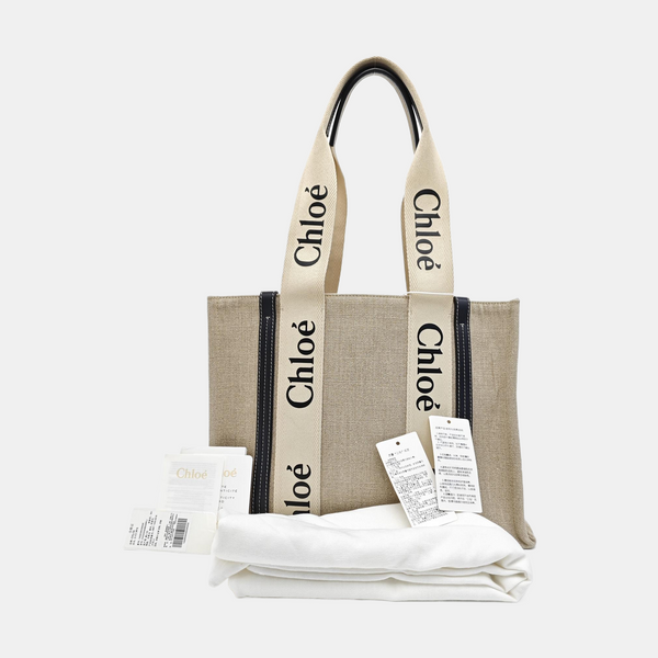Woody Medium Canvas White