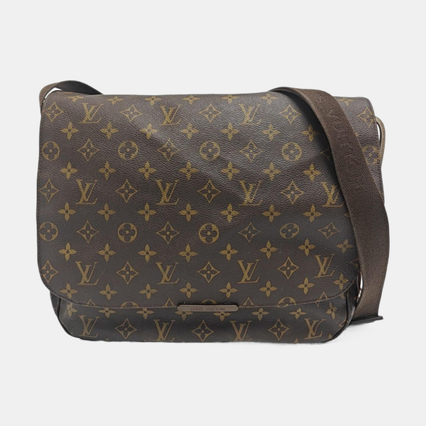 VINTAGE BEAUBOURG MM Monogram Coated Canvas Brown