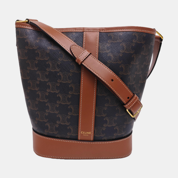 TRIOMPHE CANVAS Small Coated Canvas Brown