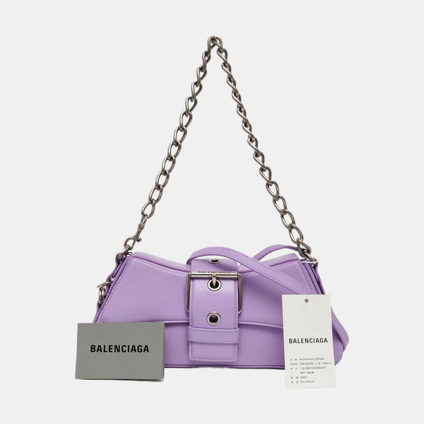 LINDSAY Small Calfskin Purple