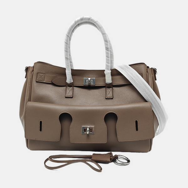 BEL AIR Small Calfskin Gray
