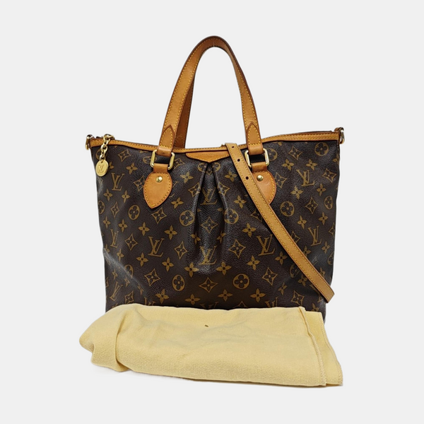PALERMO PM Monogram Coated Canvas Brown