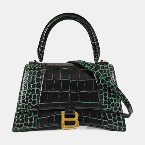 Hourglass S Calfskin Green