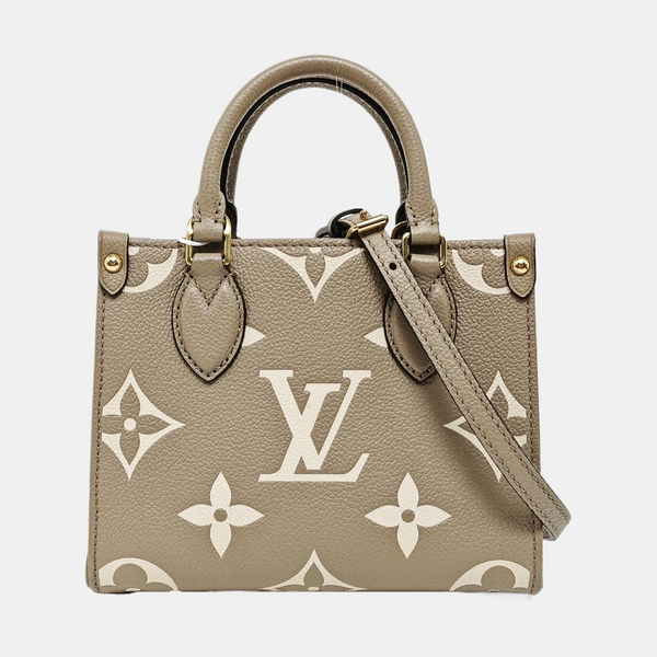 ONTHEGO BB Monogram Calfskin Gray