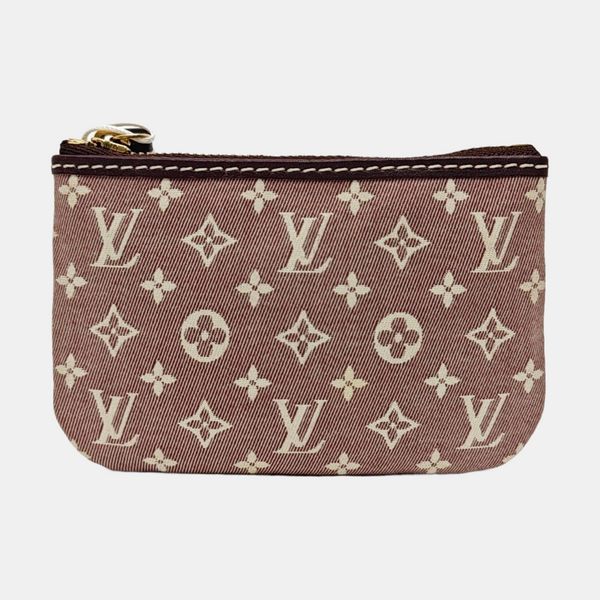 Monogram Canvas Coin Purse Red