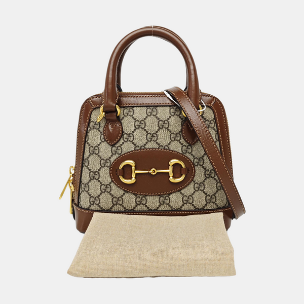 Horsebit 1955 Mini Coated Canvas Beige
