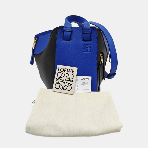 Hammock Small Calfskin Blue