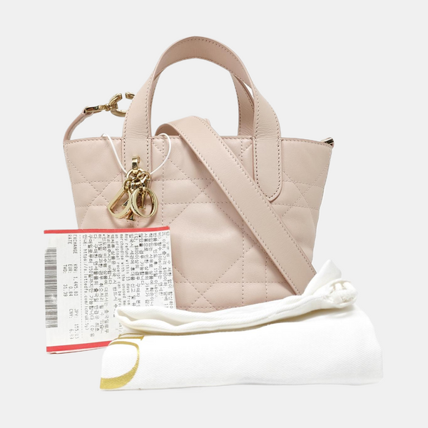 Toujours Nano Cannage Calfskin Pink