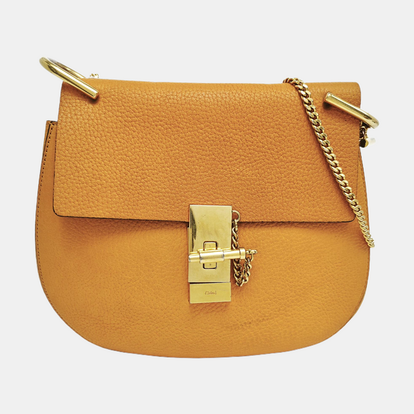 Drew Medium Calfskin Yellow
