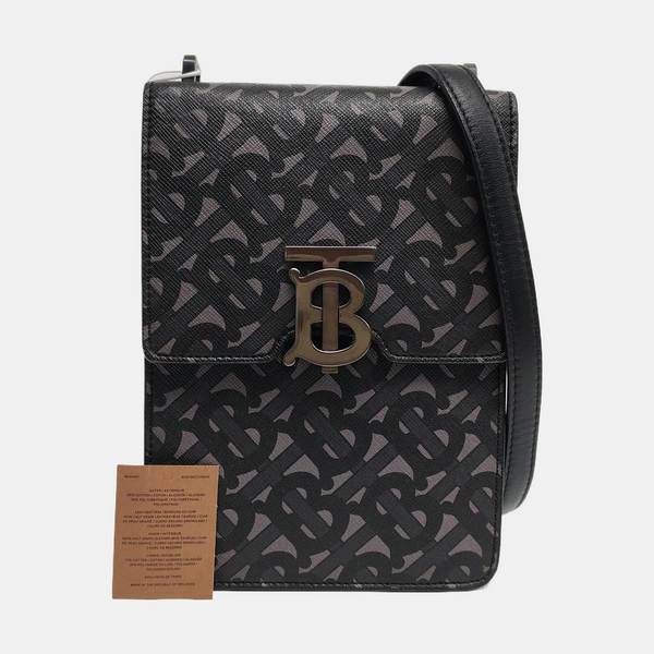 Coated Canvas Crossbody Bag Multicolor