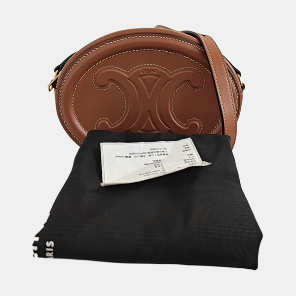 TRIOMPHE Small Calfskin Brown