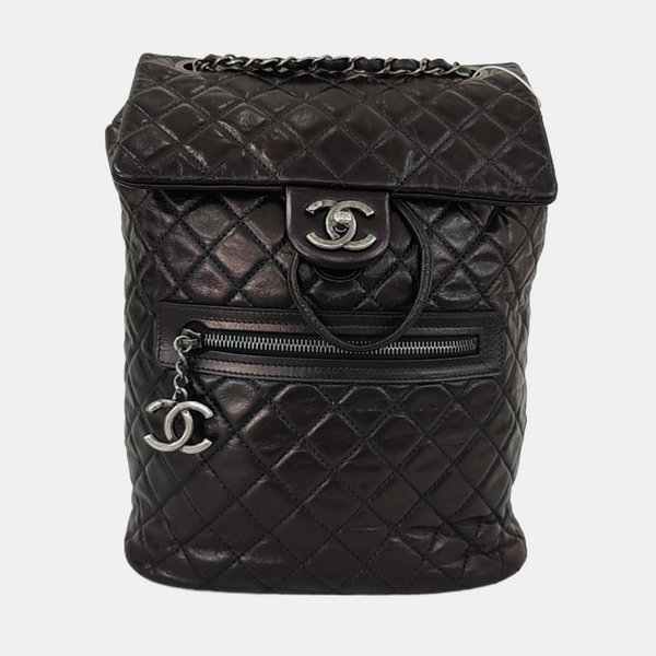 MOUNTAIN Quilted Calfskin Black