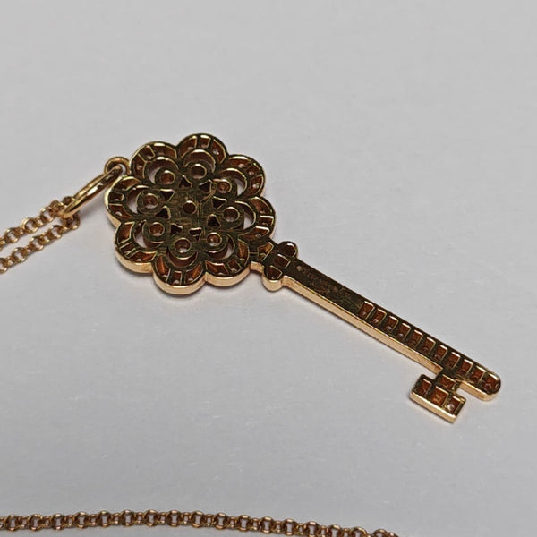 Tiffany Keys 18k Rose Gold Necklace
