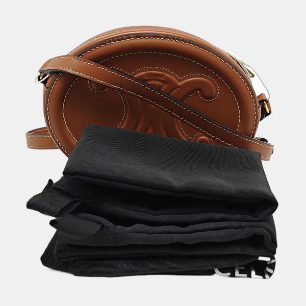 TRIOMPHE Small Calfskin Brown
