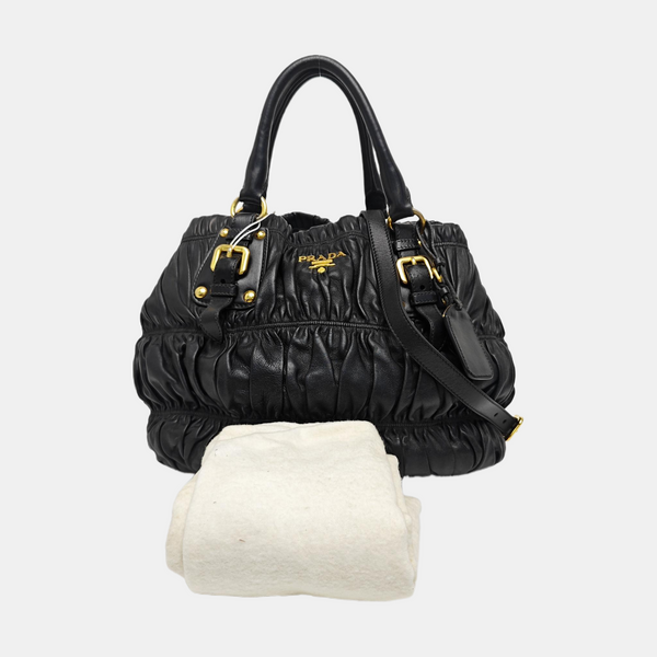 Gaufre Calfskin Black
