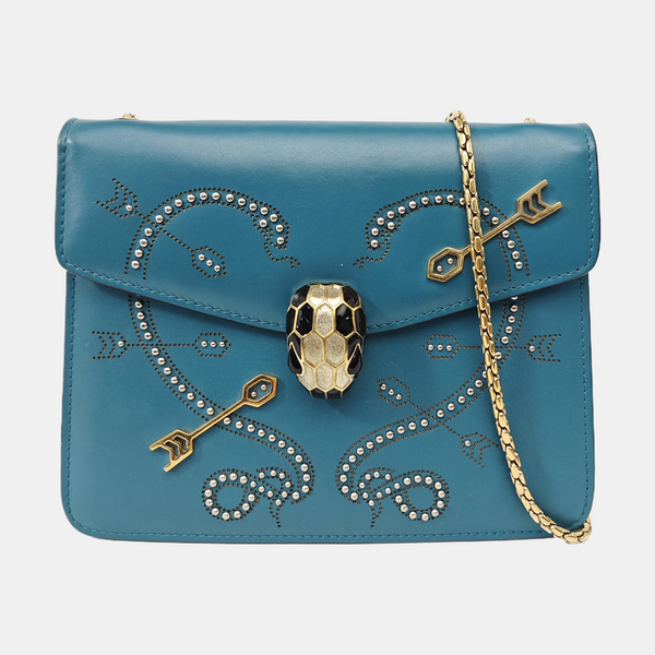 SERPENTI FOREVER Small Calfskin Green