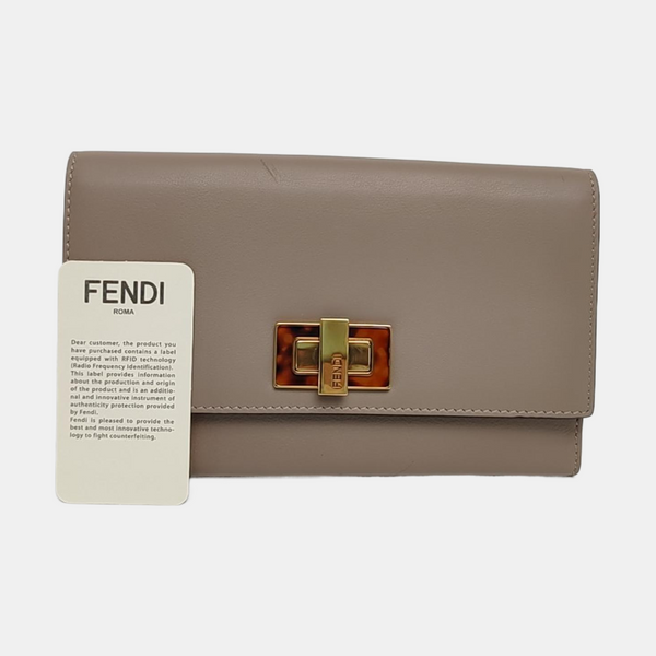Calfskin Wallet Gray