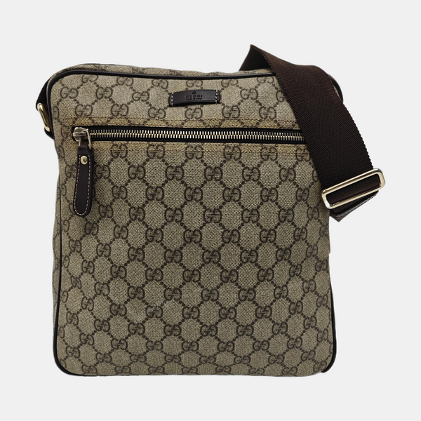 GG Supreme Monogram Coated Canvas Beige