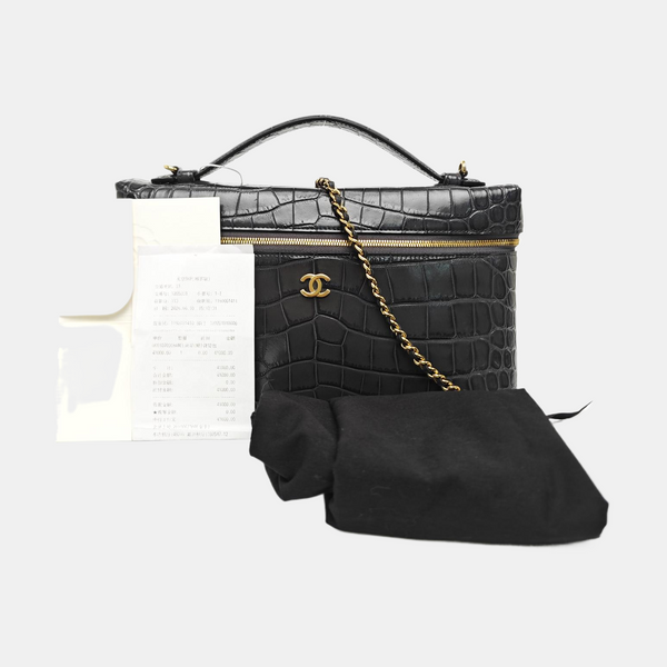 Quilted Calfskin Shoulder Bag Blue