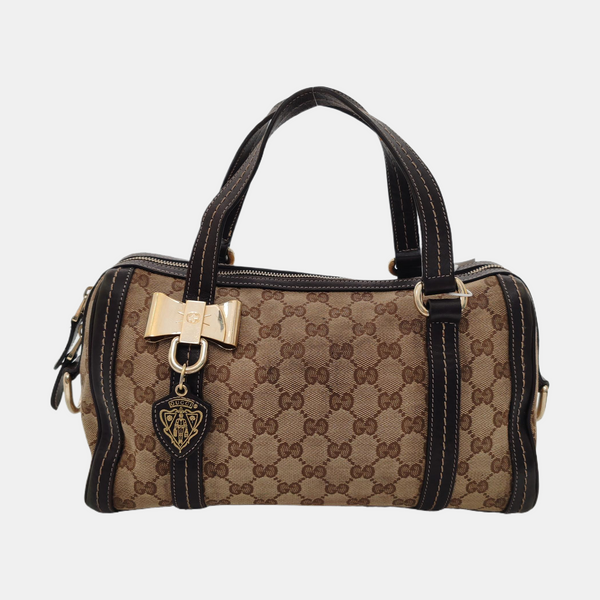 Hysteria Monogram Coated Canvas Brown