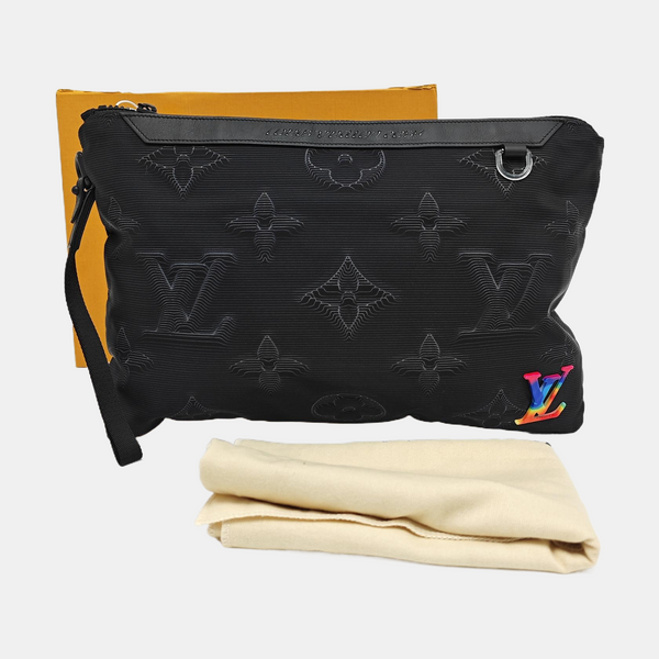 LOUIS VUITTON 2054 Monogram Fabric Black