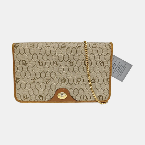 Vintage Honeycomb Coated Canvas Brown