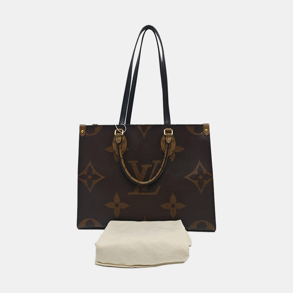 ONTHEGO MM Monogram Coated Canvas Brown