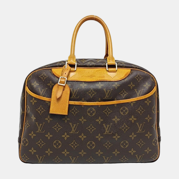 DEAUVILLE MM Monogram Coated Canvas Brown