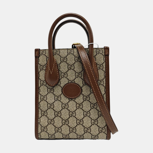 Retro Mini Monogram Coated Canvas Beige