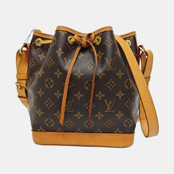 NOÉ BB Monogram Coated Canvas Brown