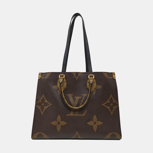 ONTHEGO MM Monogram Coated Canvas Brown