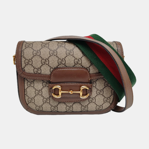 Horsebit 1955 Mini Coated Canvas Beige