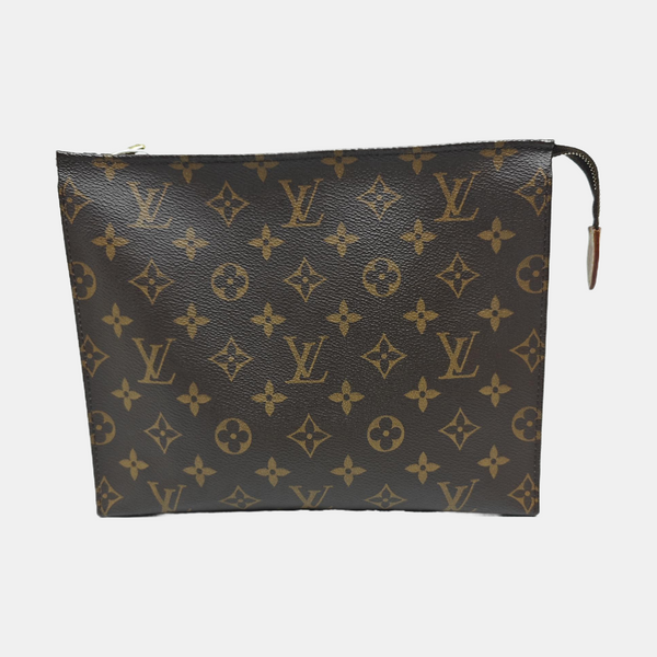 TOILET POCKET 26 Monogram Coated Canvas Brown