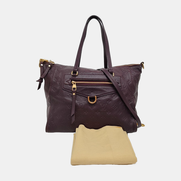 LUMINEUSE PM Monogram Calfskin Purple