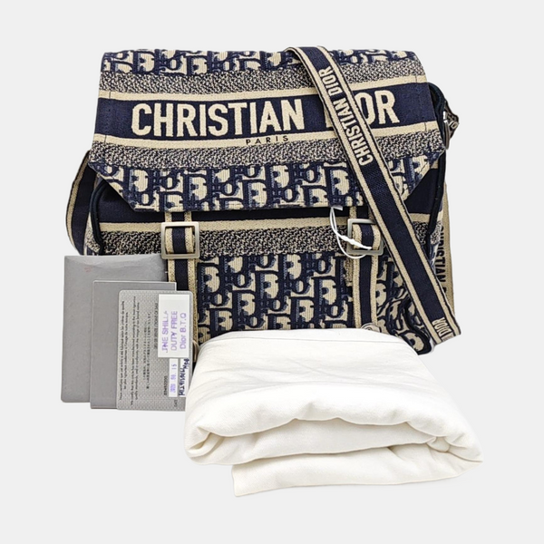 Diorcamp Oblique Canvas Blue