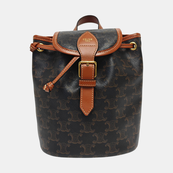 TRIOMPHE Mini Coated Canvas Brown