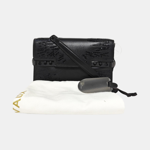 Calfskin Shoulder Bag Black