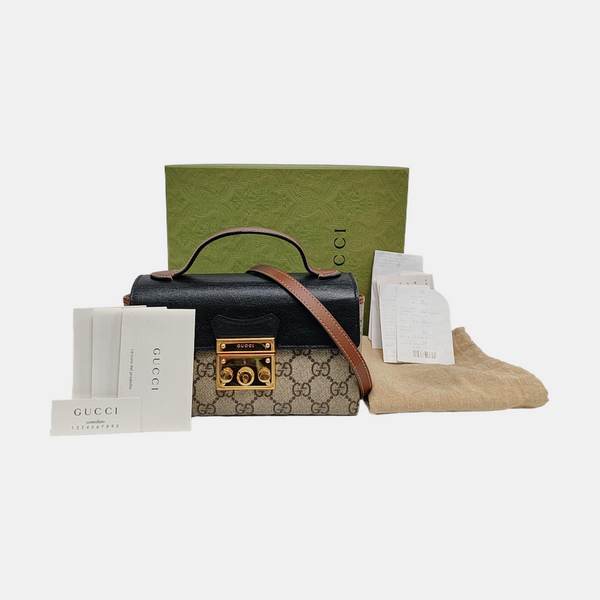 Padlock Mini Monogram Coated Canvas Multicolor