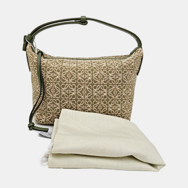 Canvas Top Handle Bag Green