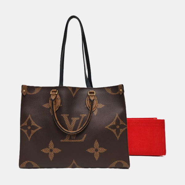 ONTHEGO MM Monogram Coated Canvas Brown