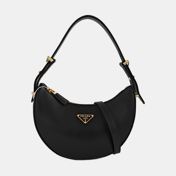 Calfskin Shoulder Bag Black