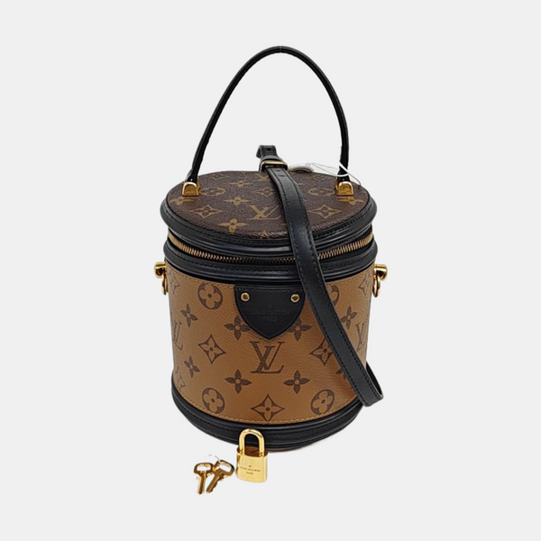 CANNES PM Monogram Coated Canvas Brown