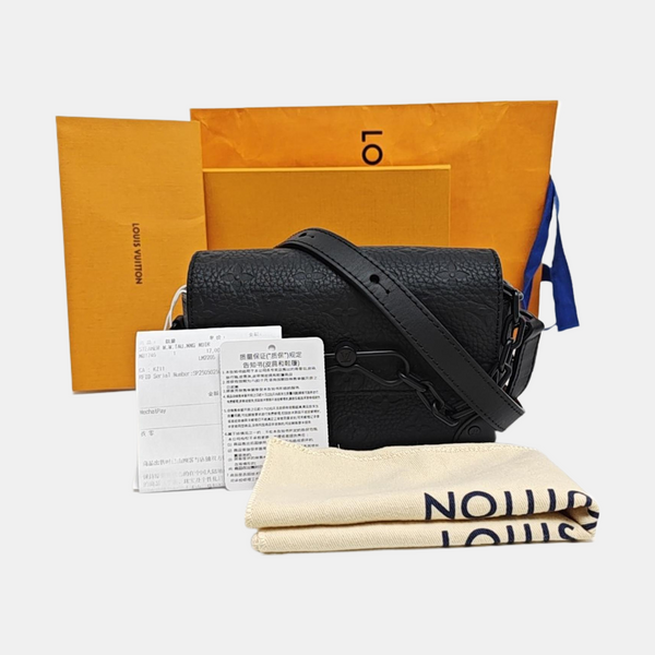 SOFT TRUNK Mini Monogram Calfskin Black